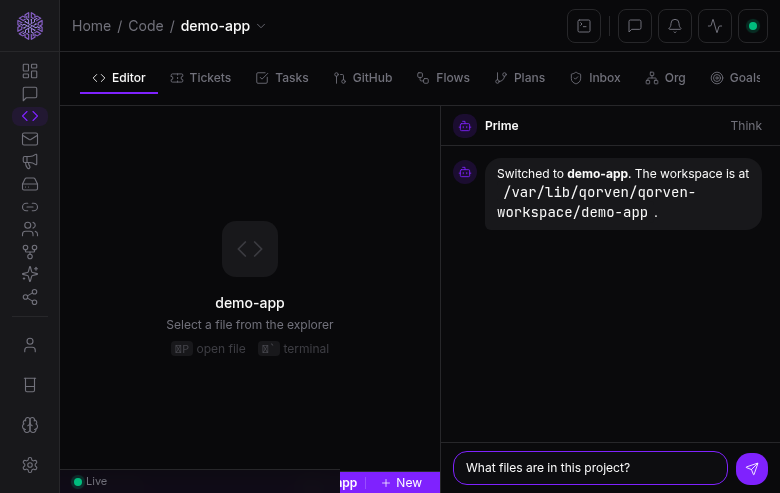 Qorven chat