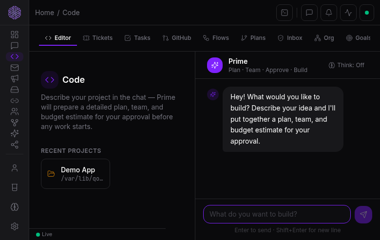 Qorven Code IDE